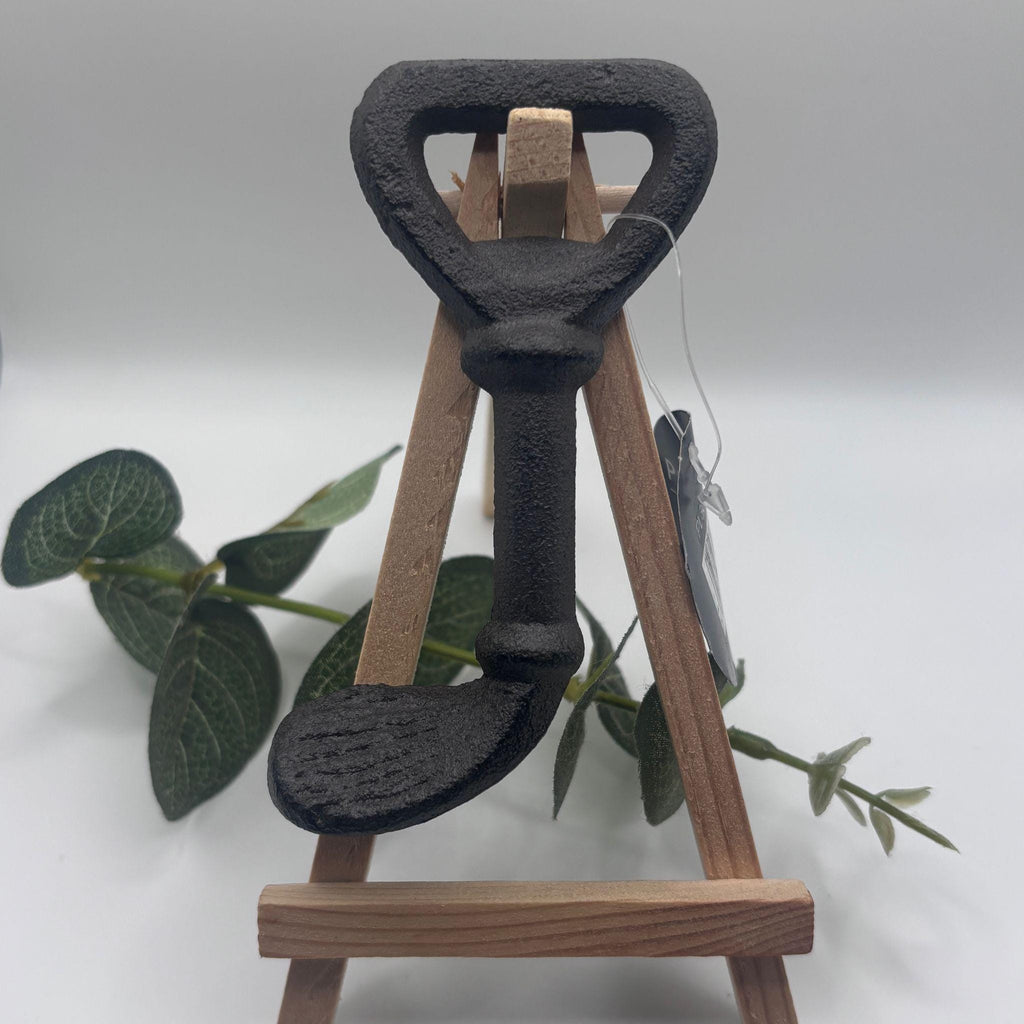 Rustic Cast Iron Golf Club Bottle Opener