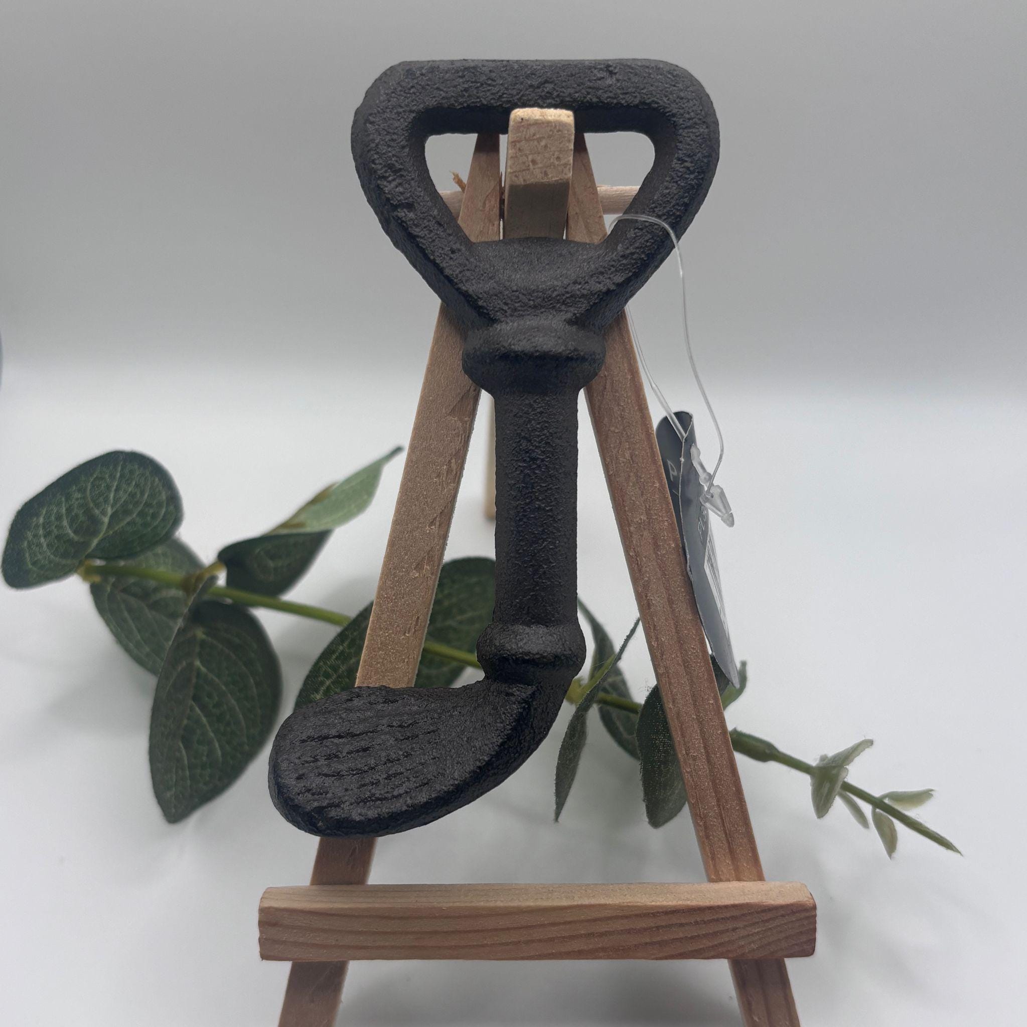 Rustic Cast Iron Golf Club Bottle Opener