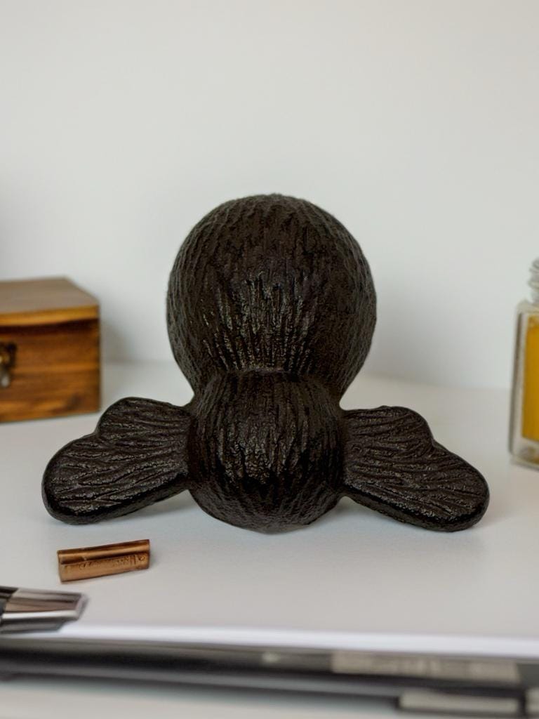 Cast Iron Bumble Bee Ornament - Paper Weight - Stocking Filler