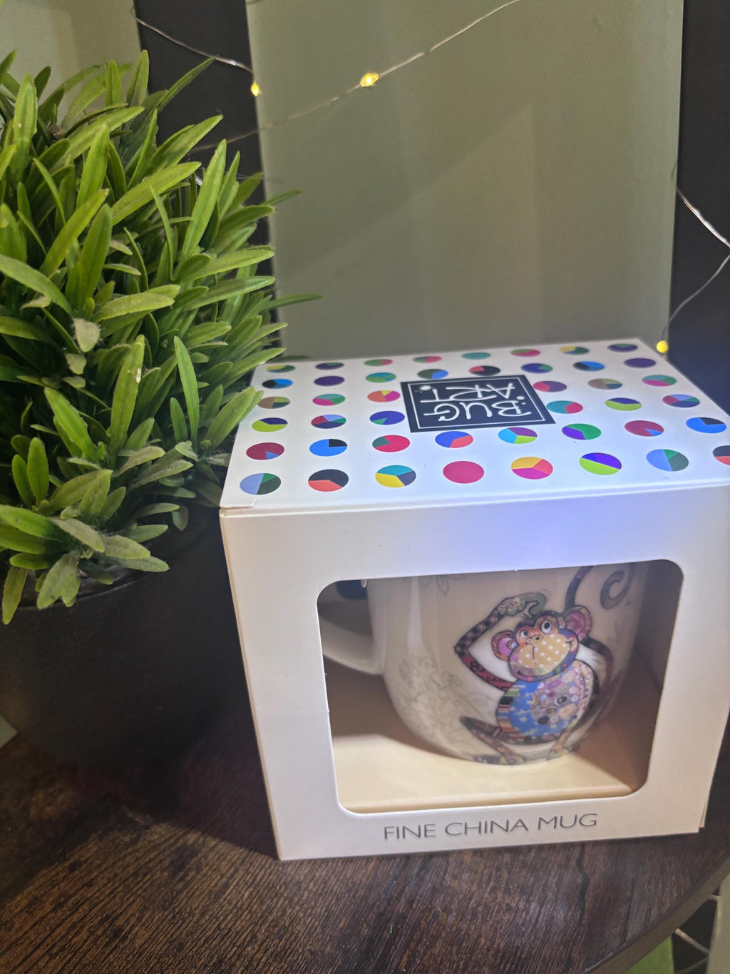 Bug Art Binky Monkey Mug