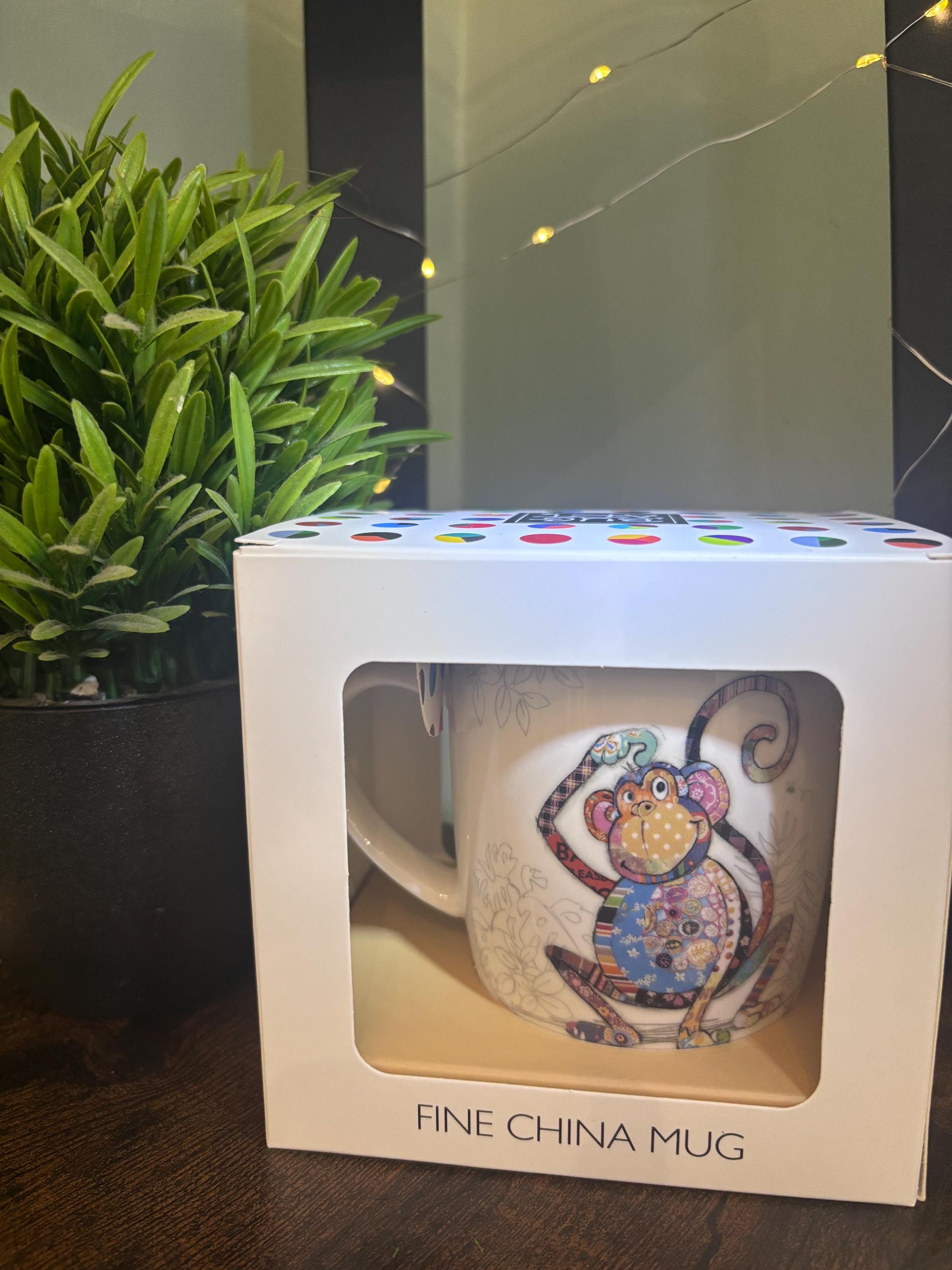 Bug Art Binky Monkey Mug