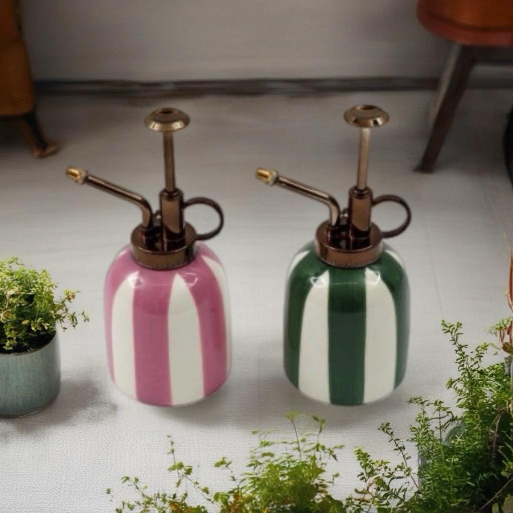 Cabana Striped Water Mister, Plant Spray- Colourful Home