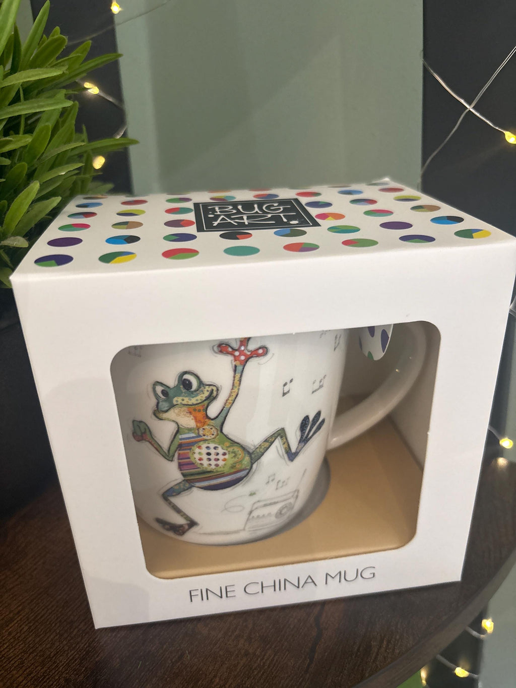 Bug Art Freddy Frog Mug