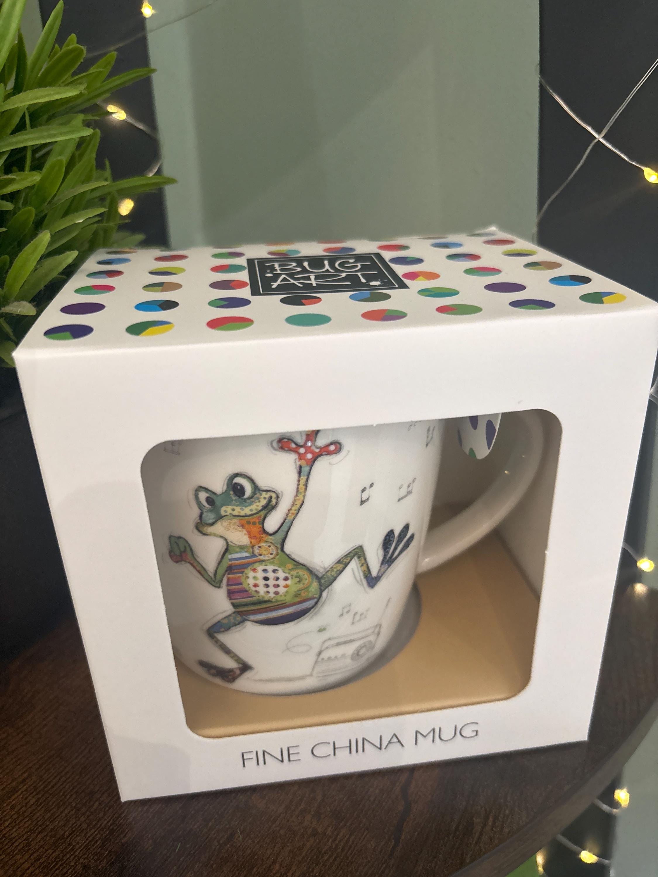 Bug Art Freddy Frog Mug