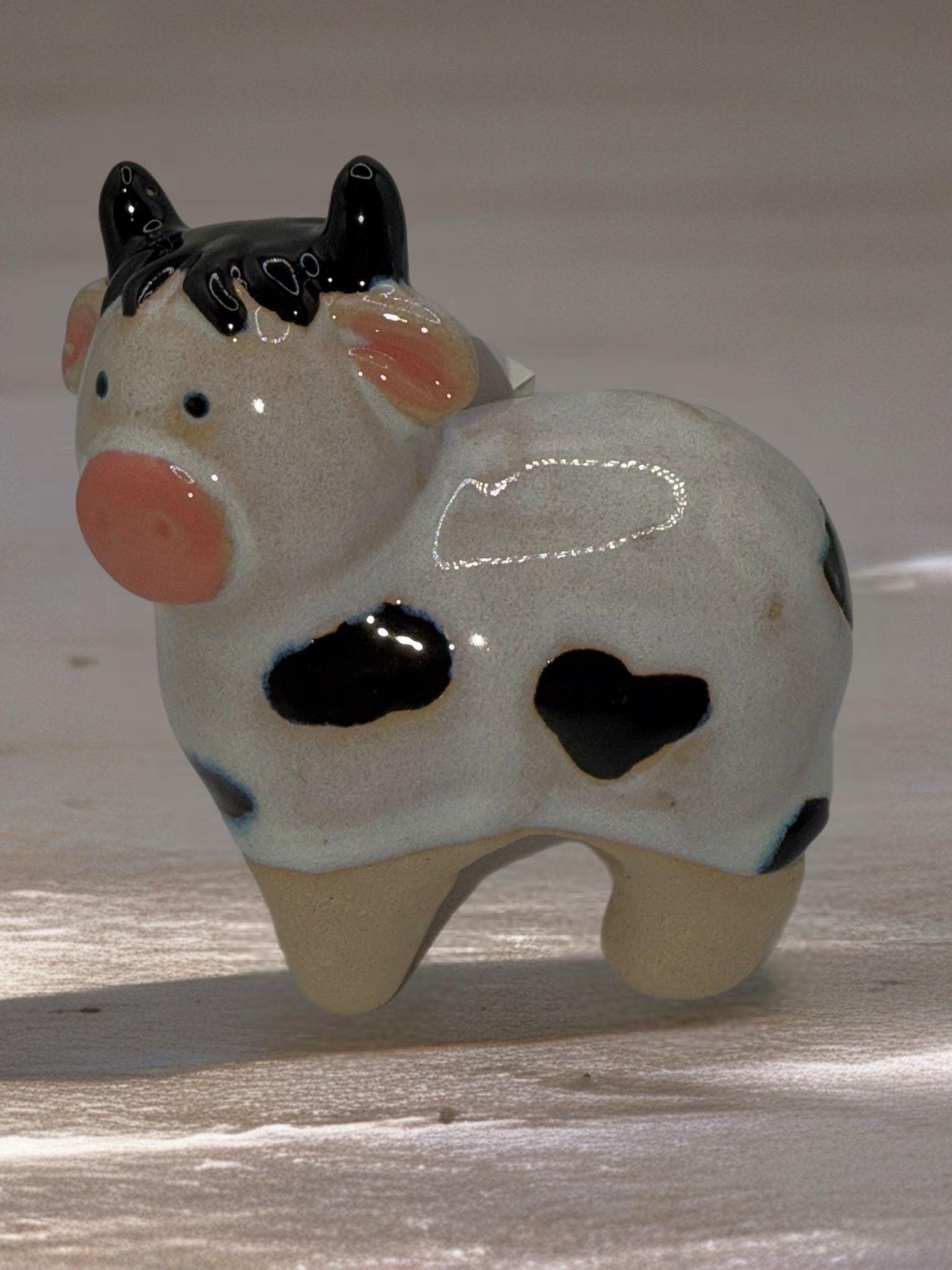 Ceramic Cow Plant Pot Friend - Planter Hangar - Cow Lover - Stocking Filler