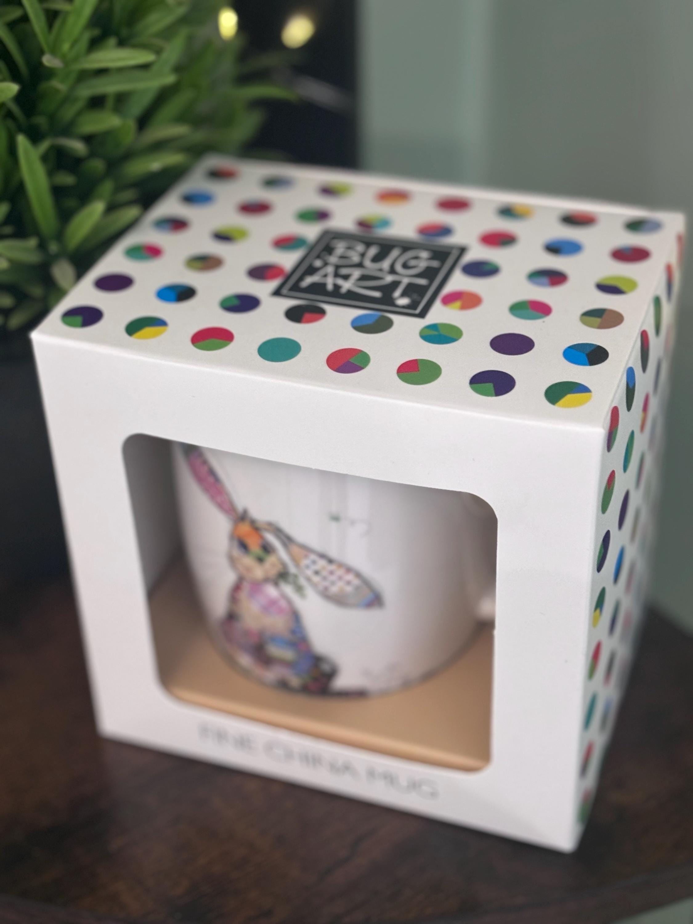 Bug Art Binky Bunny Mug