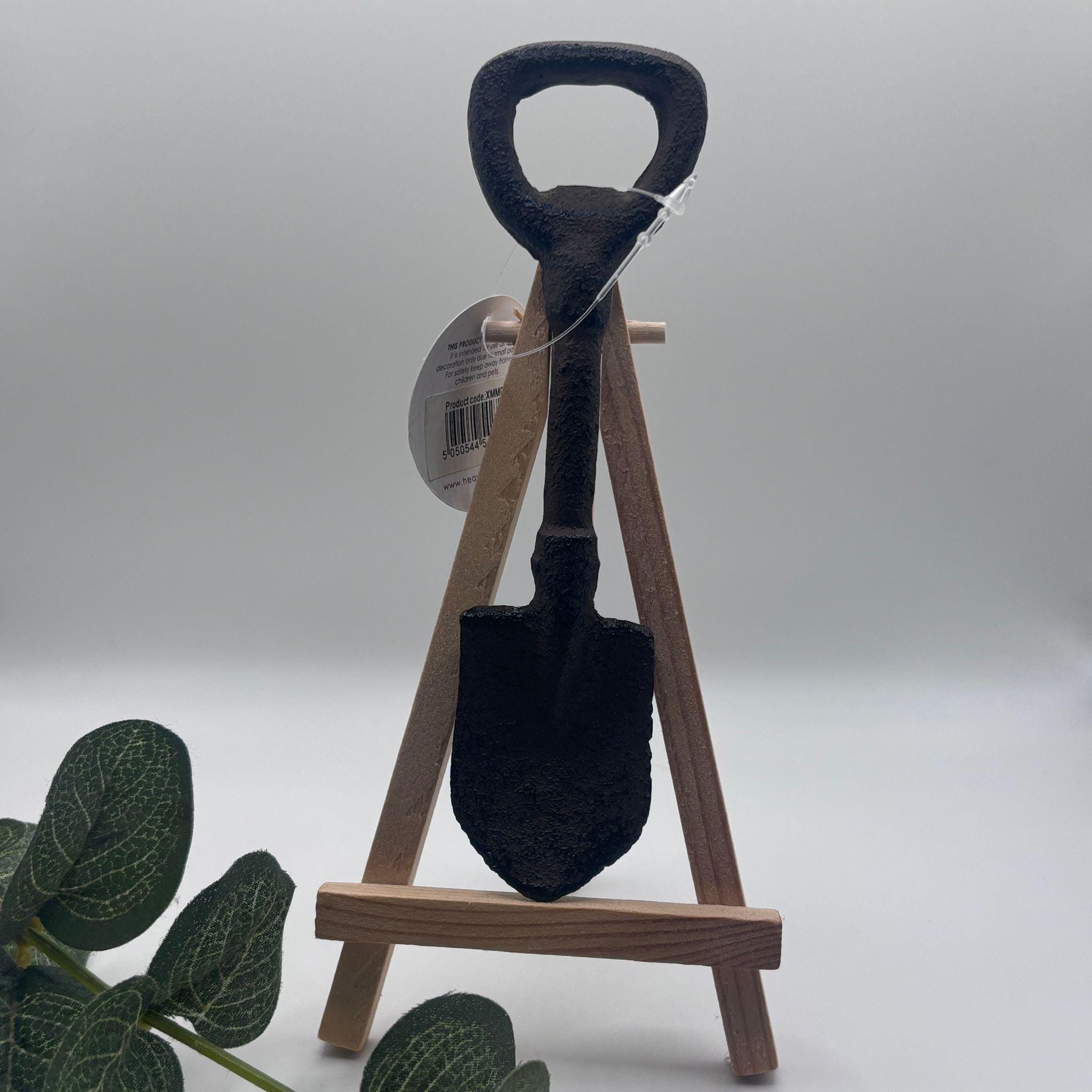 Rustic Cast Iron Spade Shovel Bottle Opener