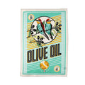 Olive Oil Retro Cotton Tea Towel - Colourful Home Decor|BBQ|Summer